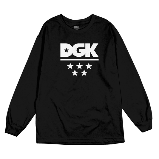 Camiseta DGK All Star L/S Preto