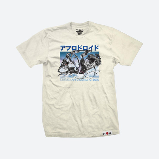 Camiseta DGK x AFRO SAMURAI Afro Vs Afro Droid Bege
