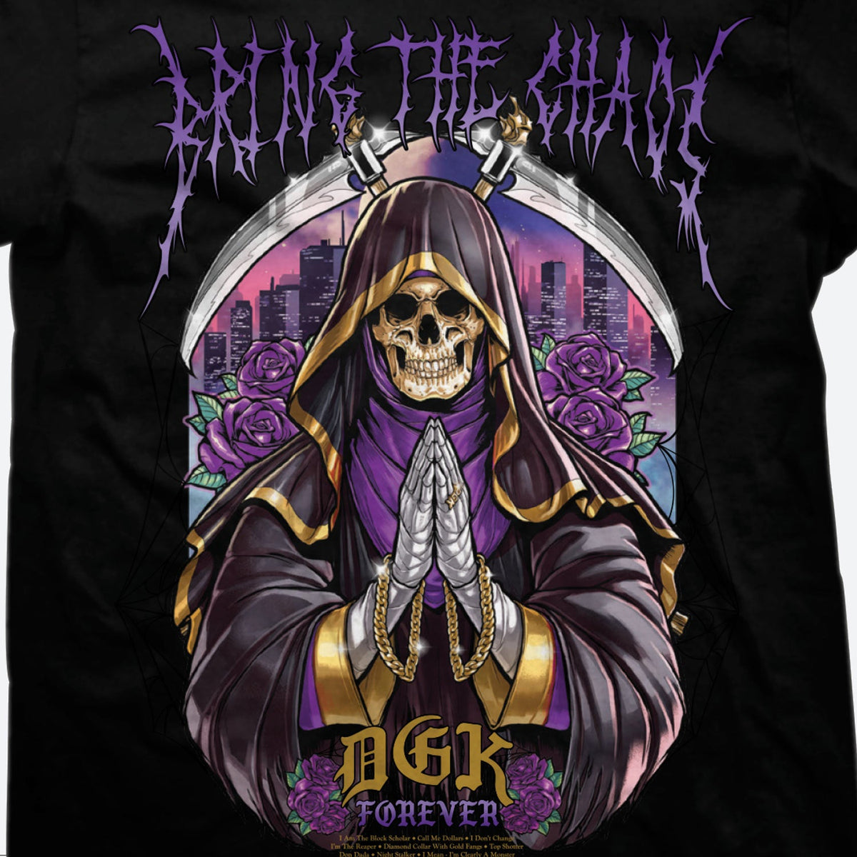Camiseta DGK Night Stalker Black
