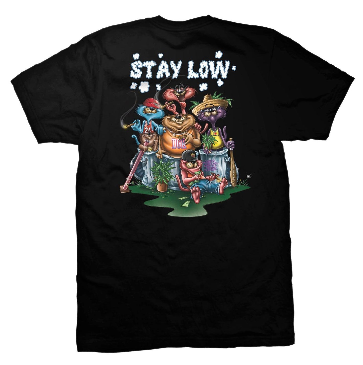 Camiseta DGK Stay Low Preto