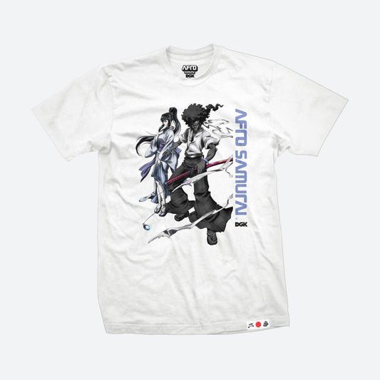 Camiseta DGK x AFRO SAMURAI Okiku Branco