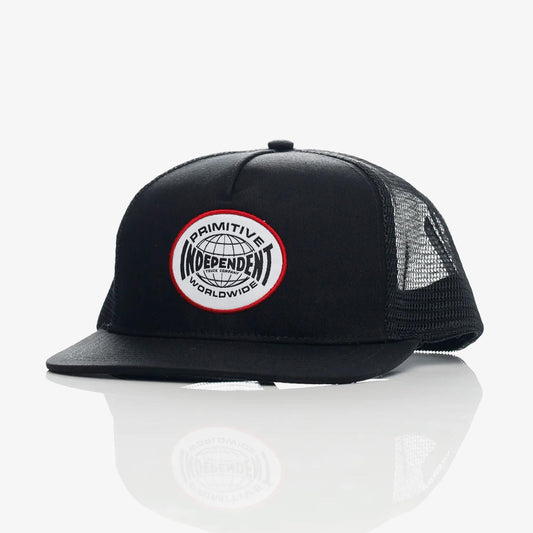 Boné Primitive Global Trucker - Único - Preto