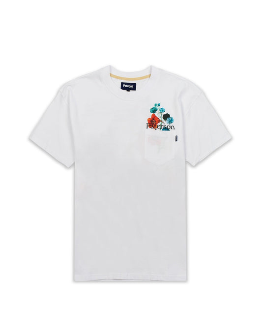 Camiseta Paterson Flowers  Branco