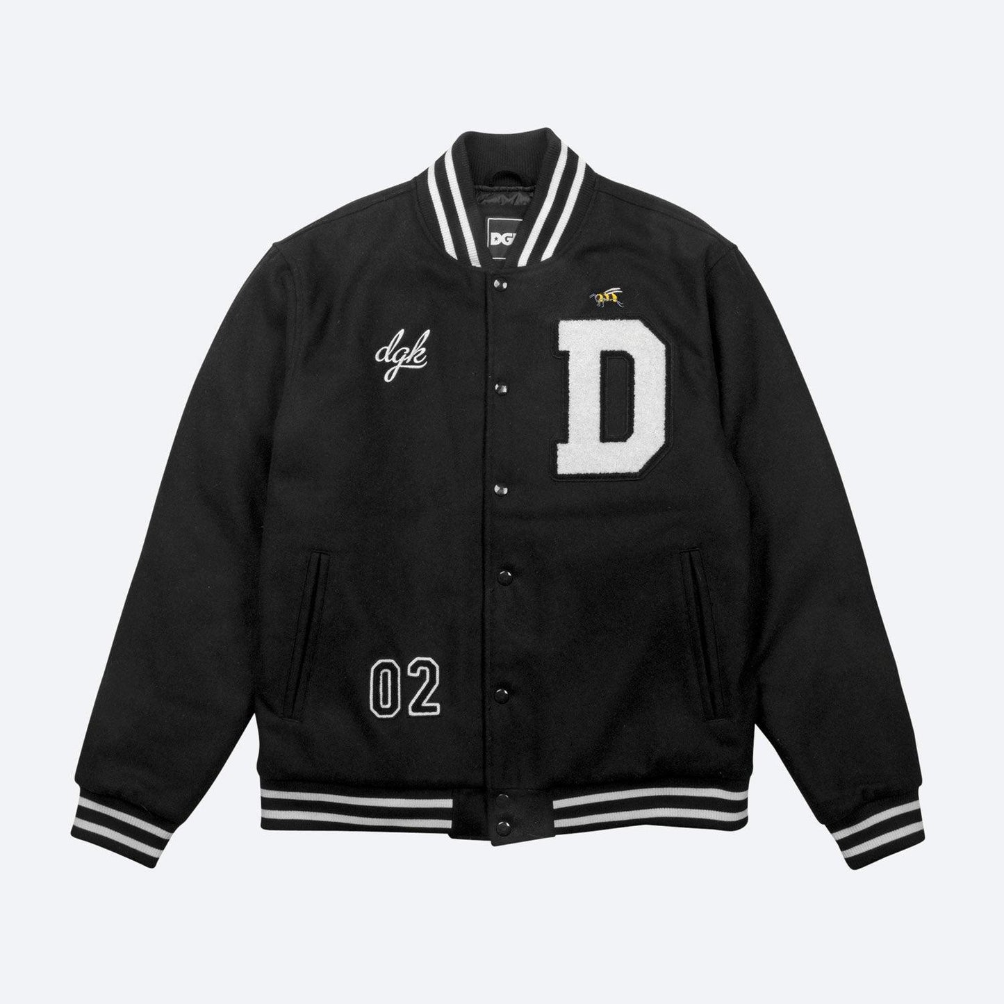 Jaqueta DGK Cultivators Varsity Preto