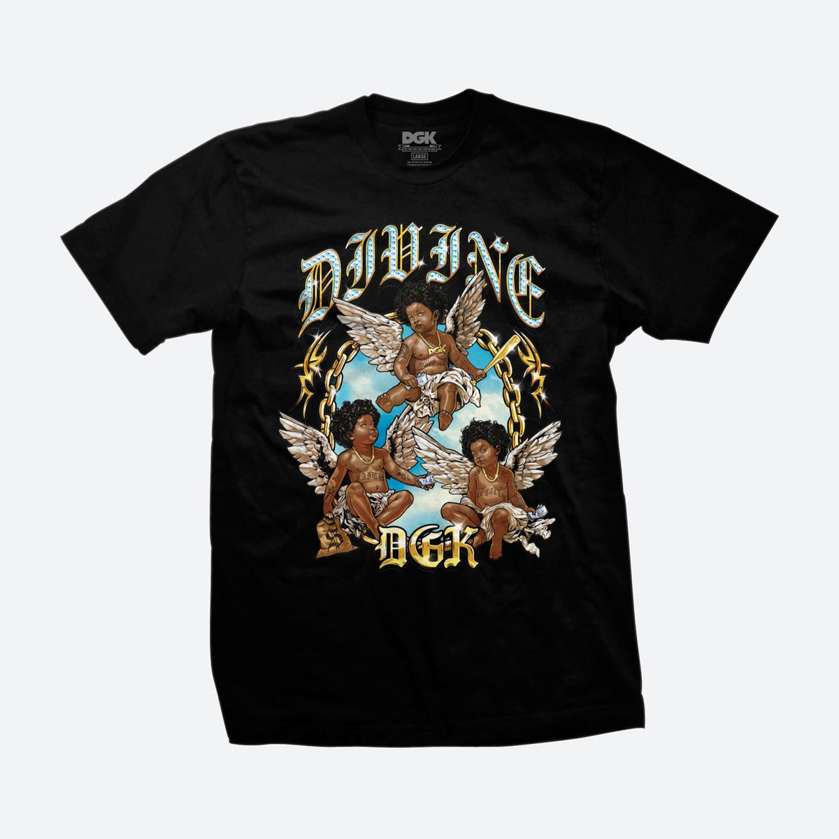 Camiseta DGK Wings Black