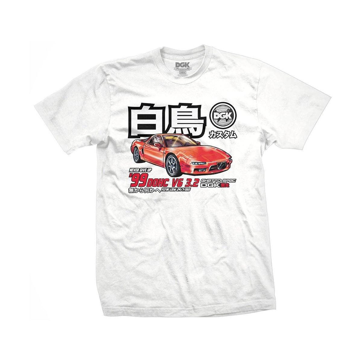 Camiseta Dgk Pole Position Tee Branco