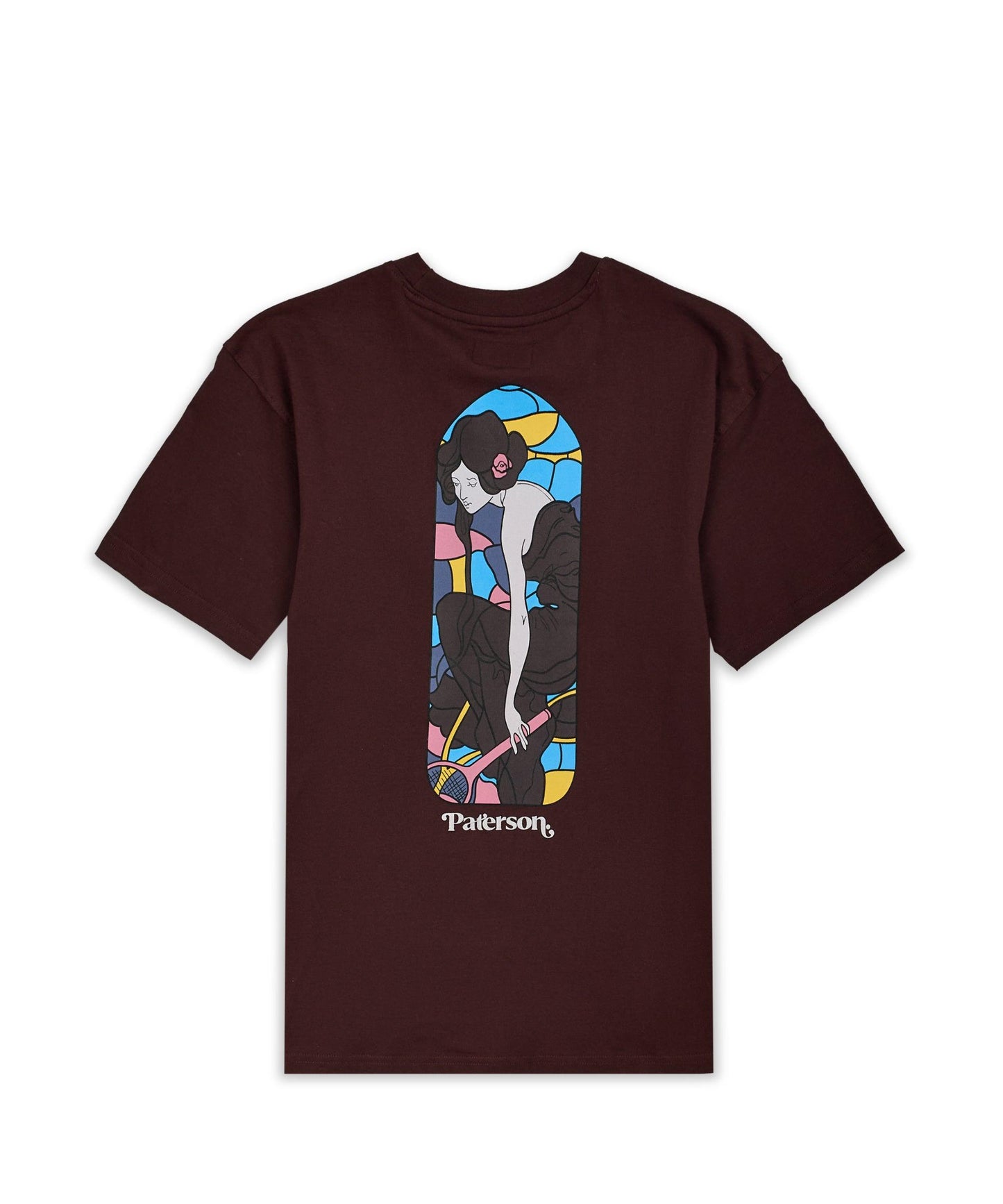 Camiseta Paterson Stained Glass  Marrom