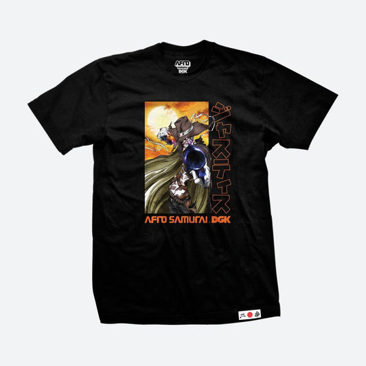 Camiseta DGK x AFRO SAMURAI Justice Preto