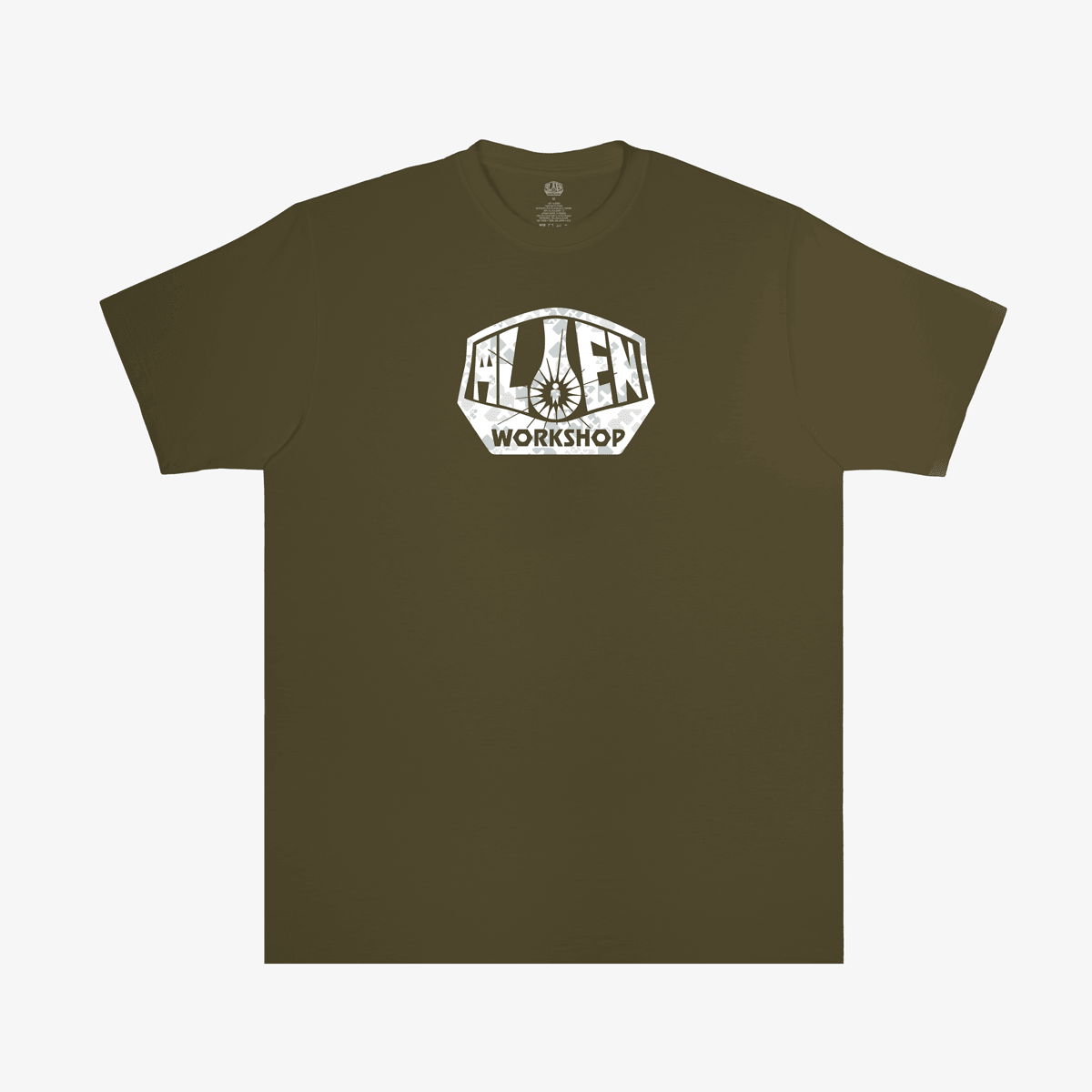 Camiseta Alien Workshop Og Key Camo Oliva