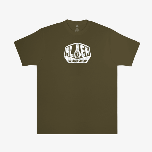 Camiseta Alien Workshop Og Key Camo Oliva