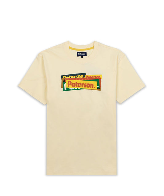 Camiseta Paterson Bar Logo  Bege