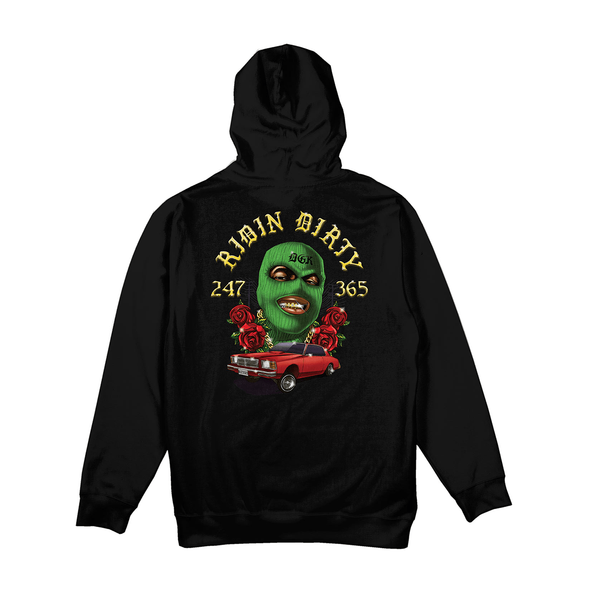 Moletom DGK Ridin Dirty Hooded Fleece  Preto